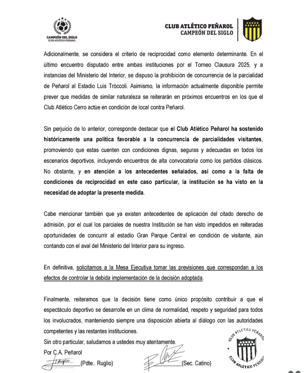 Fútbol a lo Peñarol tweet media