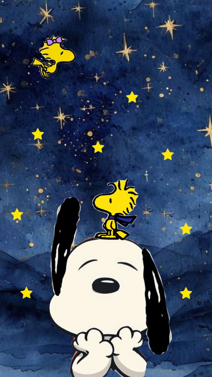 Snoopy at night 🌙