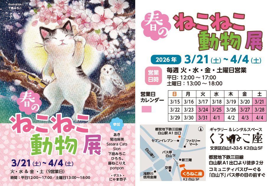 Strings cat・下島みちこ@猫の絵描き tweet media