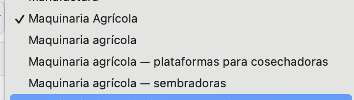 franirazusta's tweet photo. @matifer Aunque los rubros deberían ser opciones predefinidas del sistema de entrada para no tener casos similares. Ej: https://t.co/0aOiCGxXCc