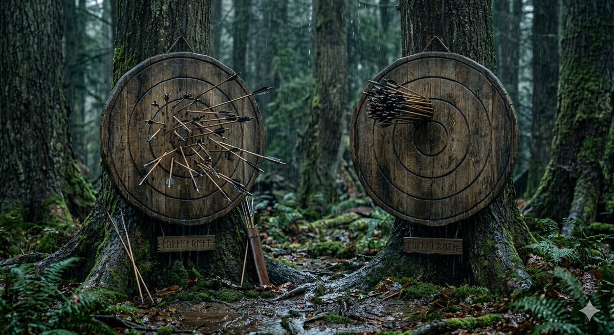 ForayCapital's tweet photo. Choose your warrior :-

A : Always shoots at the correct target with 1% precision.

B : Always shoots at the wrong target with 99% precision.

If you make the correct choice, you are an investor. https://t.co/IBemYD0DCU