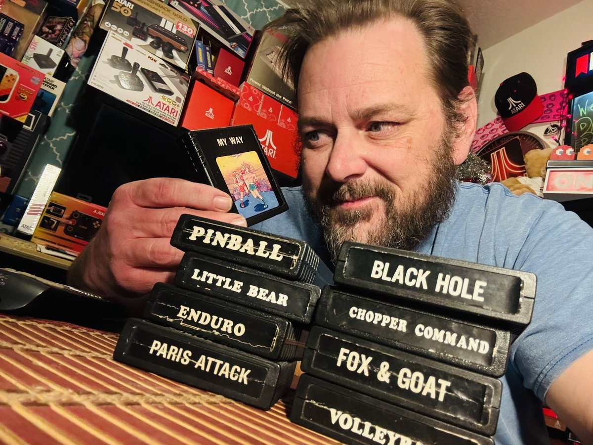 ballistikcoffee's tweet image. This Fri on #BCB! #Fake #Atari2600 carts are the focus this week, from #LittleBear to #FoxandGoat, from #BlackHole to #ParisAttack… I discuss these #rare #games known as the #Zellers Carts. 🫠🕹️☕️ Are they just #bootleg #Atari wannabes or the keys 2 another dimension? #gaming