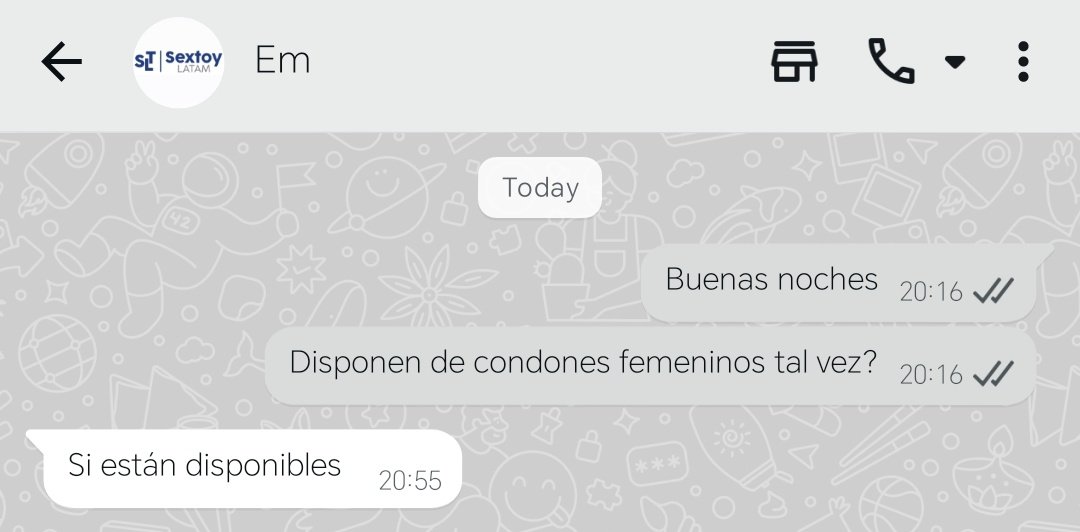 ccsapphicsecu's tweet image. Me tomé el tiempito de escribirle a algunas sex shops y este número vende condones femeninos. Espero te sirva okay: 096 282 7802