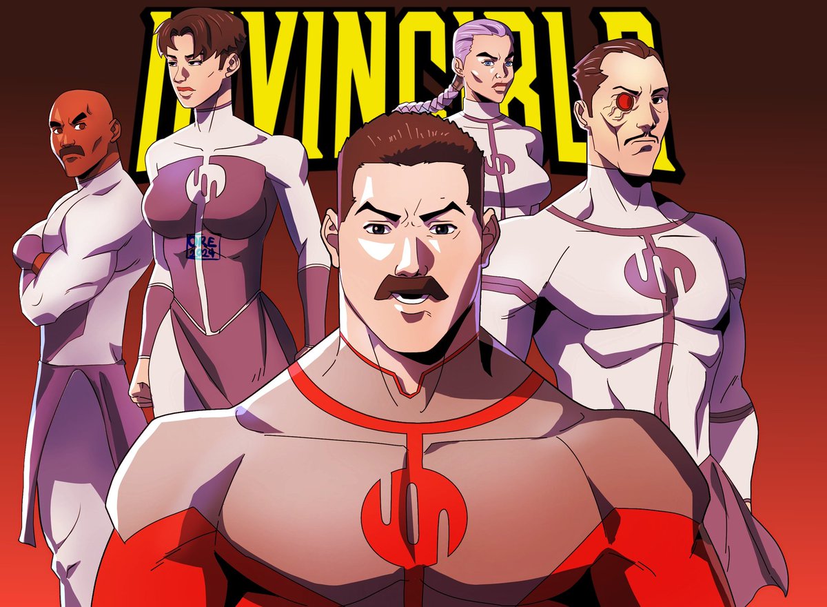 Thragg and the gang...(repost)
invincible comes out tomorrow🗣🔥