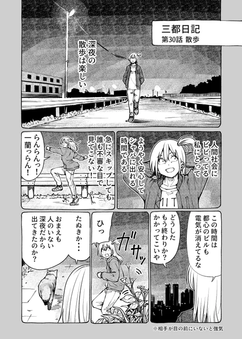 エッセイ「夜散歩」 