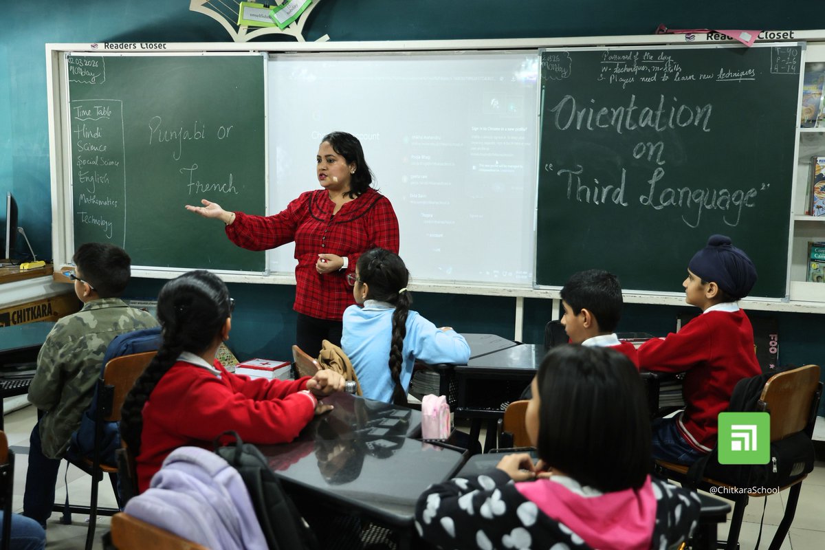 chitkara_school's tweet image. Young explorers of Grade 4 at Chitkara International School embark on an exciting journey to learn a third language, enhancing communication skills and cultural awareness

#CIS #thirdlanguage #communication #communicationskills #presenation #learning #skills #laguagearts