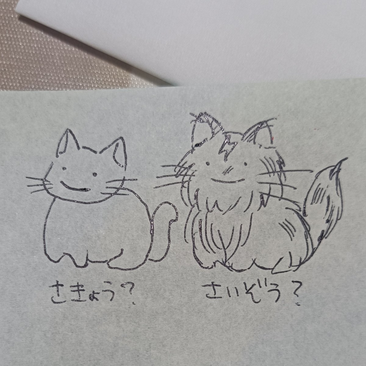 ふと思い立ってかいてみました。