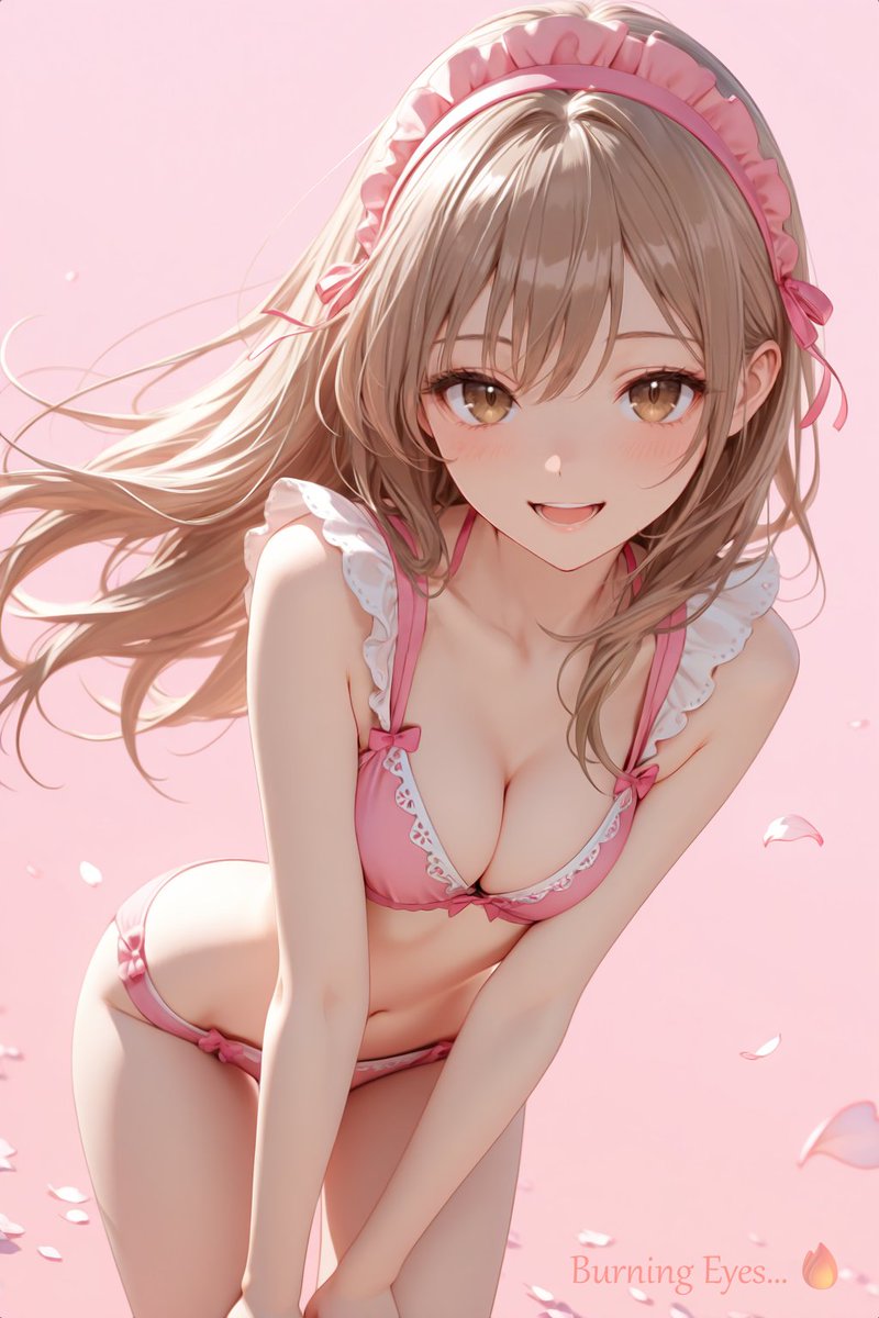 AmariStrike's tweet photo. お昼ですね…こんにちは。
「午後も頑張ってね♡」
あすかのメイドビキニをどうぞ…。
#AIart　#kawaii
SFW Illustration. Cute character design only. No suggestive intent. https://t.co/t6eB5Id3hW
