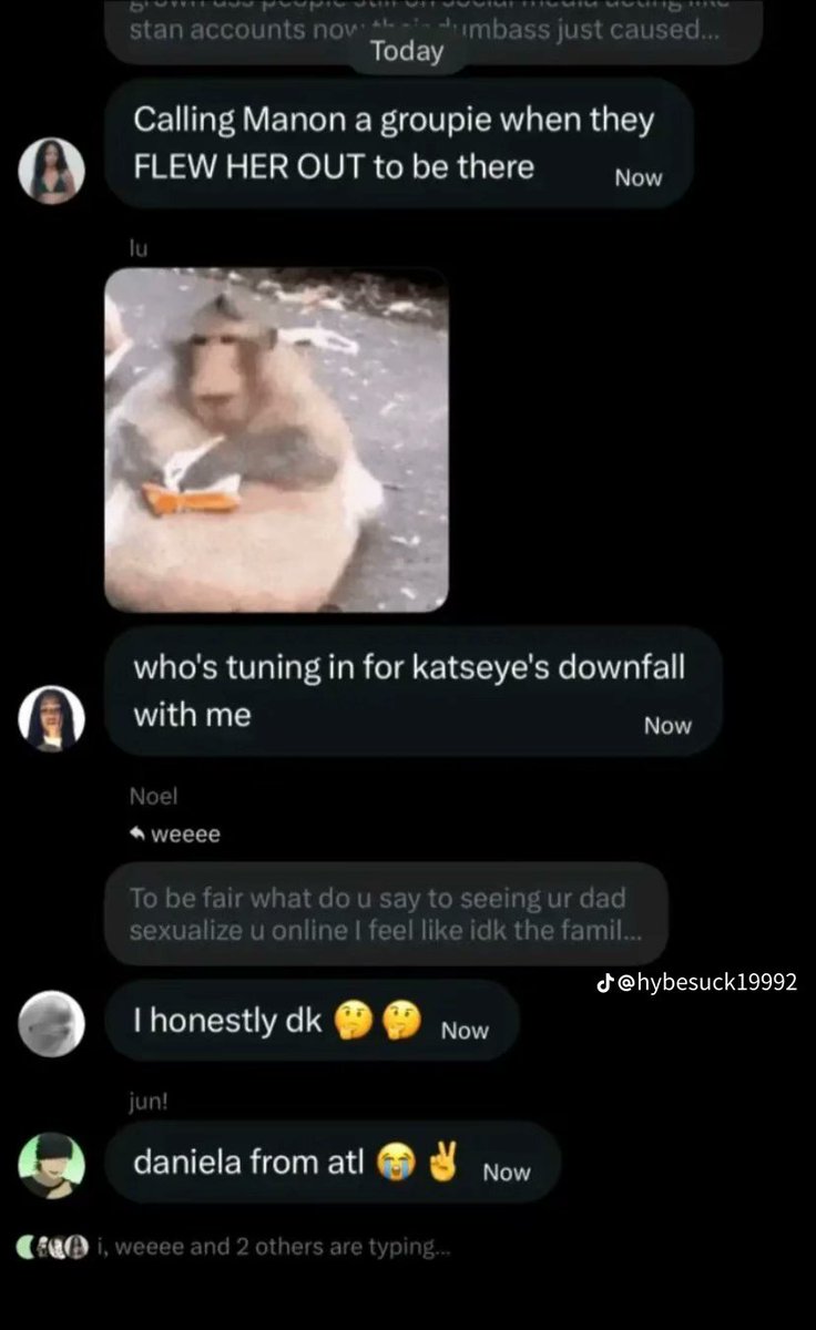ida69289's tweet photo. @lzbths Toxic manon stan gc https://t.co/pk29ejXG01