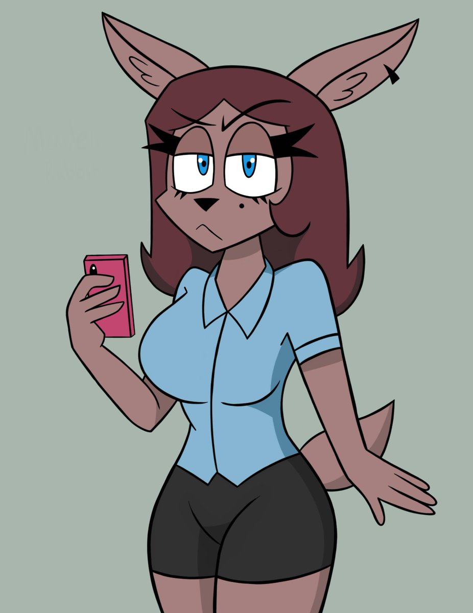 Found some of my very early shit.

Maddie, one of my first ocs.
I think a redesign is in order, maybe idk 

I honestly can't even look at my early works anymore. That's why most of them are now lost lol