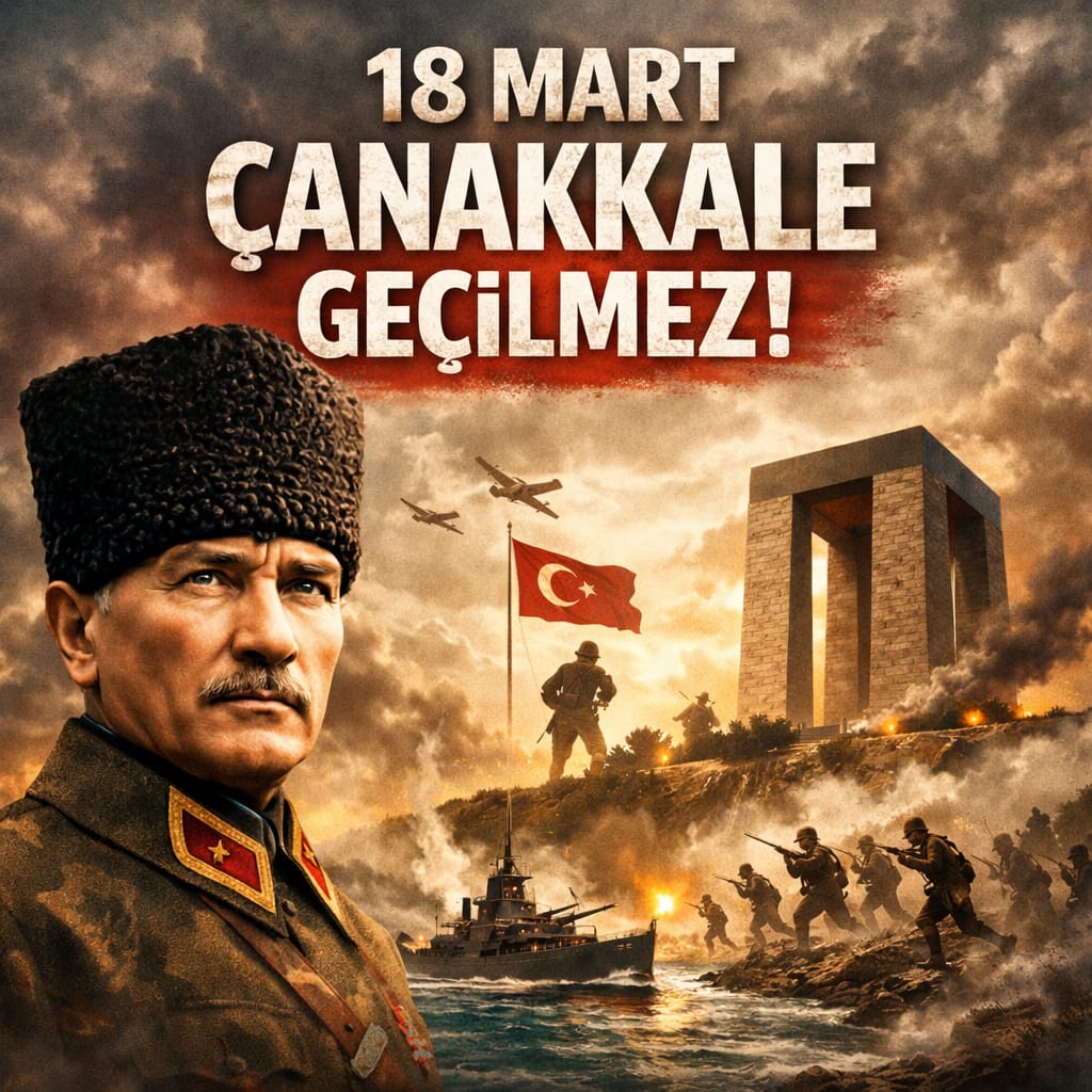 yusufdikec's tweet photo. “Bastığın yerleri ‘toprak!’ diyerek geçme, tanı;
Düşün altındaki binlerce kefensiz yatanı.”

Bugün sadece bir askeri başarı değil; bir milletin topyekûn ayağa kalkışının, imkansıza karşı “Çanakkale Geçilmez!” deyişinin yıl dönümü. Başta Gazi Mustafa Kemal Atatürk olmak üzere, bu toprakları vatan kılan tüm kahramanlarımızı saygı, minnet ve rahmetle anıyoruz. 🇹🇷
