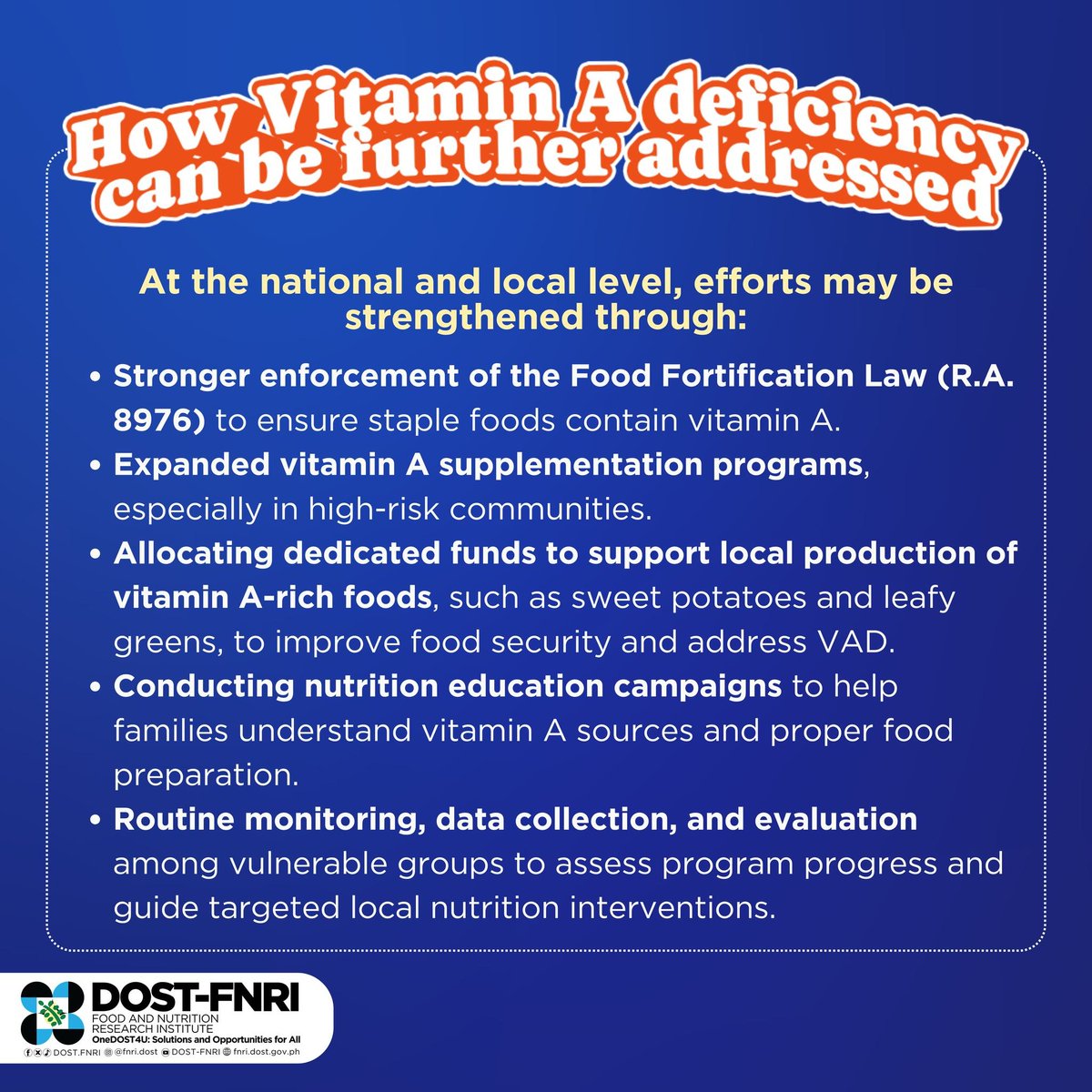 DOST-Food and Nutrition Research Institute tweet media