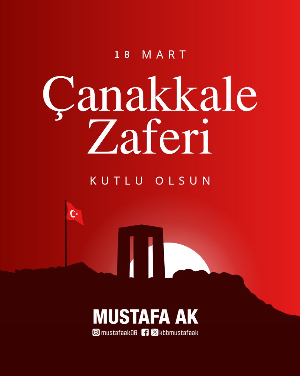 kbbmustafaak's tweet photo. Dur yolcu!
Bilmeden bastığın bu toprak, bir devrin battığı yerdir. 
Eğil de kulak ver bu sessiz yığın bir vatan kalbinin attığı yerdir.
ÇANAKKALE ZAFERİ
ÇANAKKALE GEÇİLMEZ
#Çanakkale1915 🇹🇷
#18MartÇanakkaleZaferi https://t.co/fAuXgNcQkK