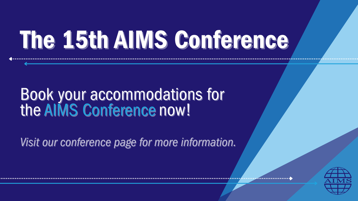 AIM_Sciences's tweet photo. Attending the 15th AIMS Conference this July? Book your accommodations before March 31 for the best possible rate. Visit our conference website below for more information. #AIMSConference #AIMSConference2026
Accommodation information: https://t.co/JFAidLmgmc https://t.co/ouOuoQrxbA