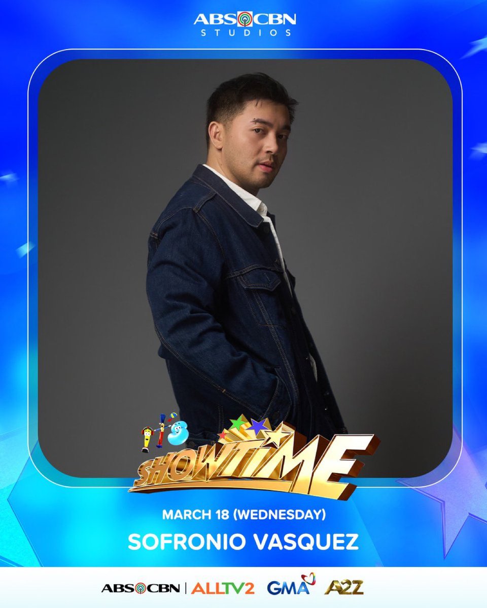 ABSCBNpr's tweet photo. Tadhana talagang mabigyan tayo ng isang awitin mula kay #SofronioVasquez ngayong Wednesday sa #ItsShowtime!
#ShowtimeMarSoLamig https://t.co/ufjU6uSPc6