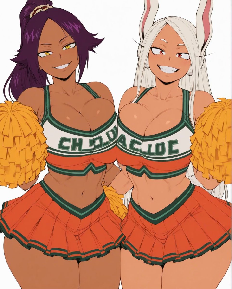 ironart158's tweet photo. Yoruichi &amp; Mirko 
SFW https://t.co/RxFcidbyiI