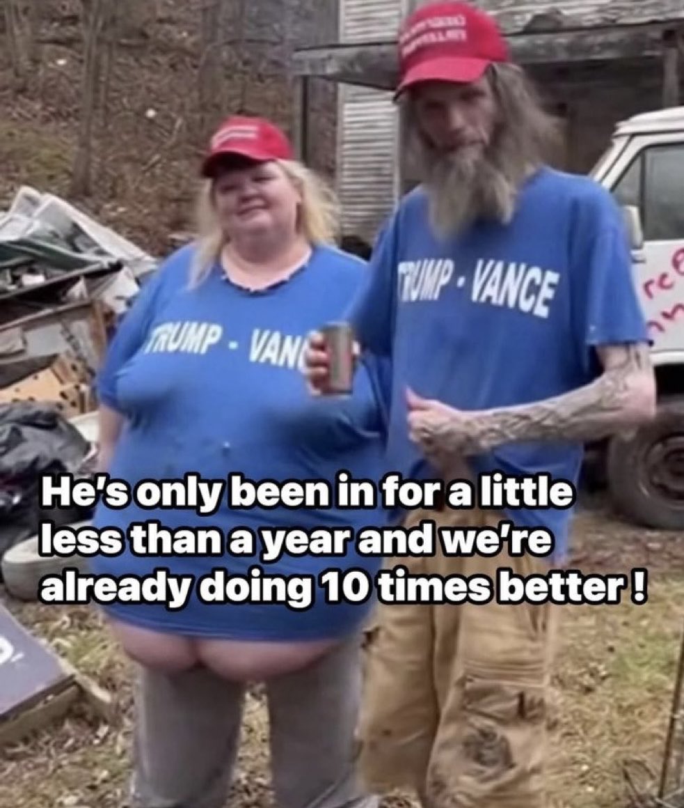 dave04188981's tweet photo. @OccupyDemocrats What a Dork! 😂 
They’re all so freaking socially awkward 

#MAGA = Underdeveloped &amp; Mentally challenged https://t.co/49UIS404XW