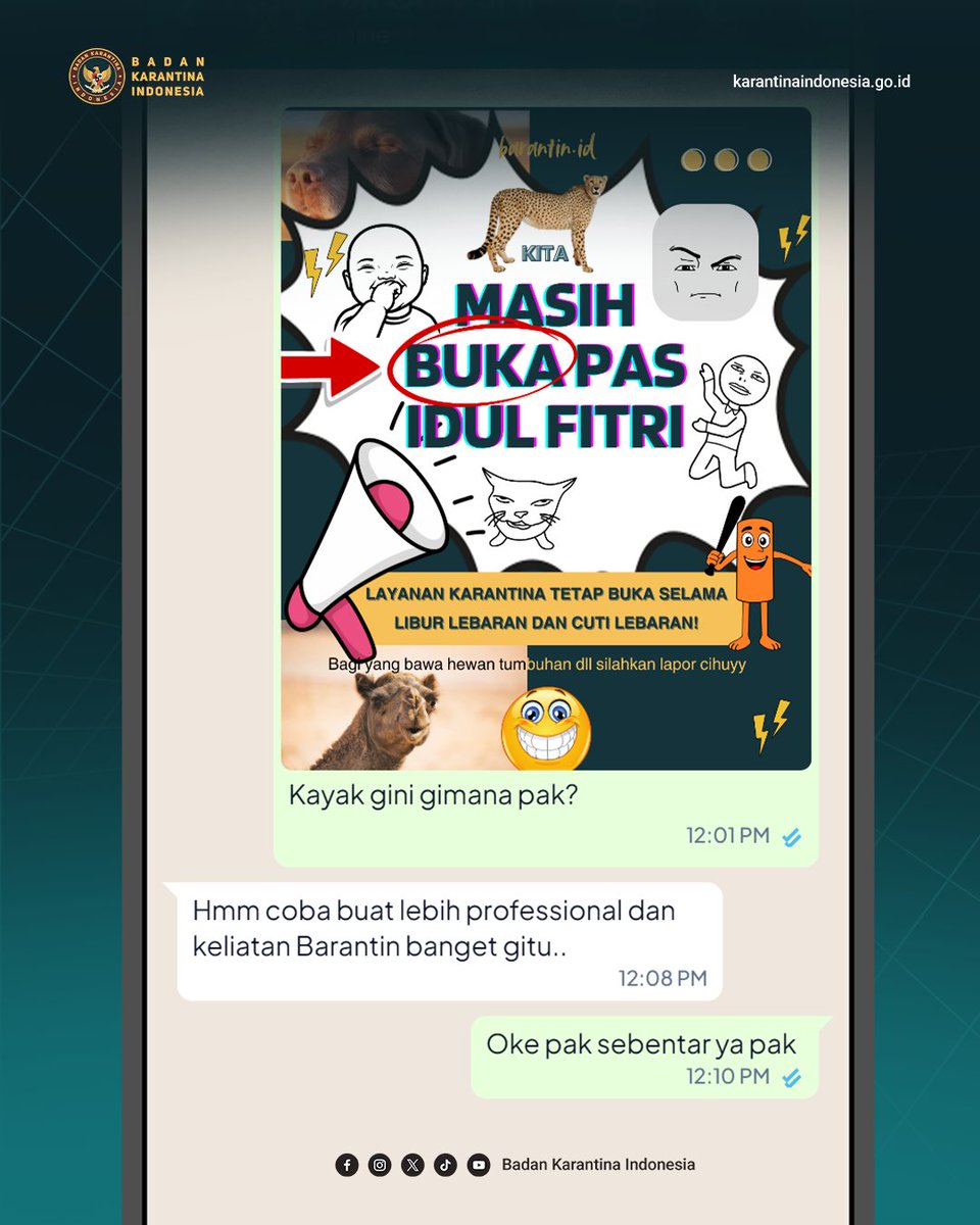 Badan Karantina Indonesia tweet media
