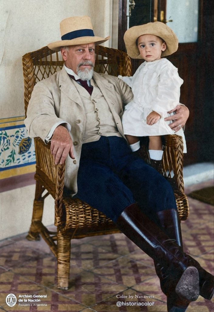 Julio Argentino Roca, colorized