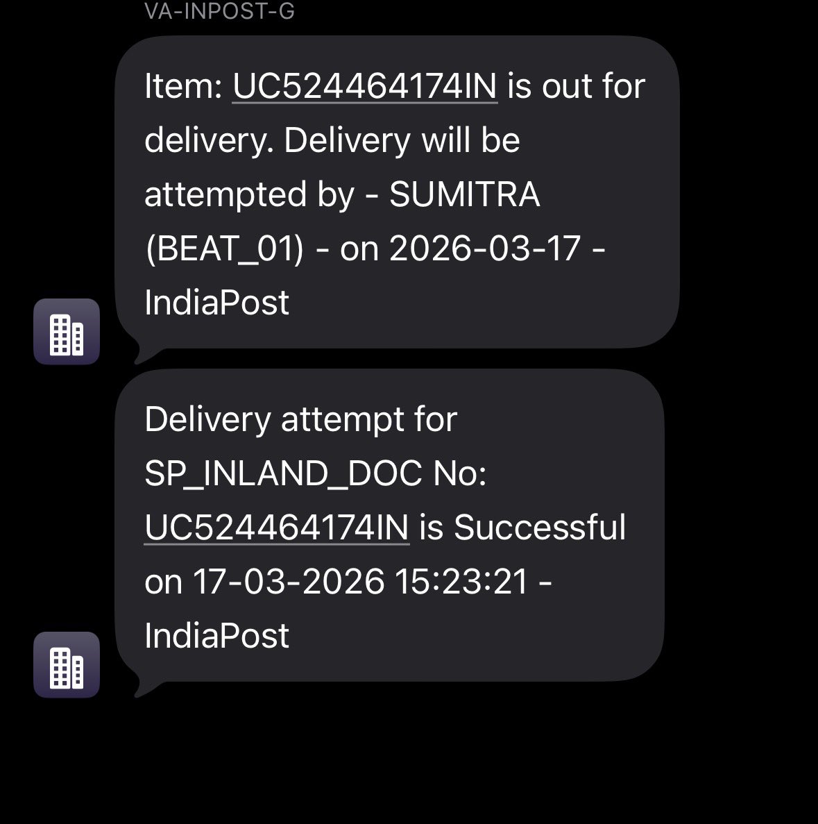 vicky_bhati_bmr's tweet photo. @IndiaPostOffice One of my products has not been delivered to me by the postman yet and he has told me that it has been delivered online. It contains a very valuable item and the postman has updated a fake status. I have not received the product yet. 

UC524464174IN https://t.co/5TvR81GNEh