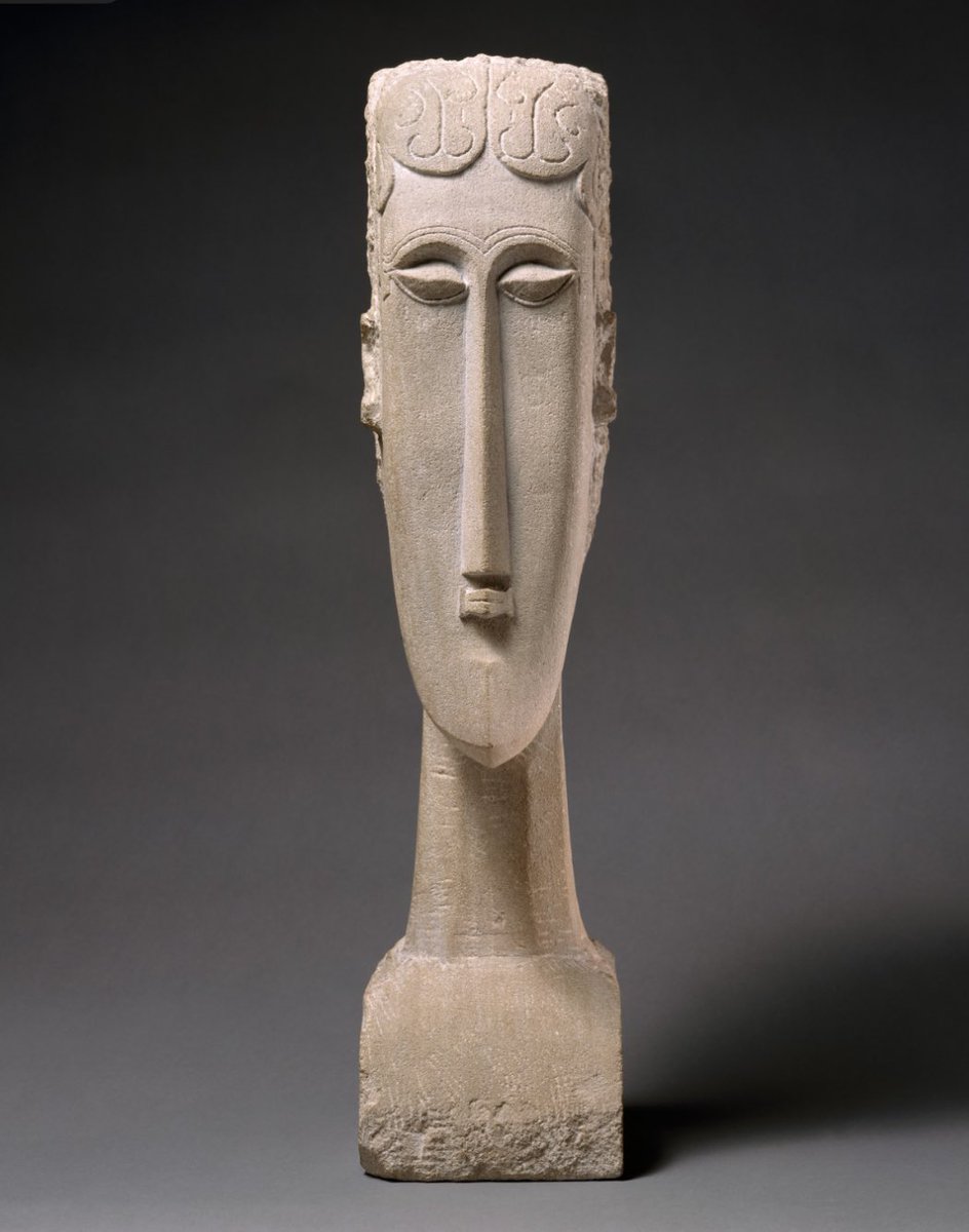 SantiagoArtis's tweet image. Head, 1912 
by Amedeo Modigliani
(Italia, 1884–1920, France). 
#Sculpture #TheMet