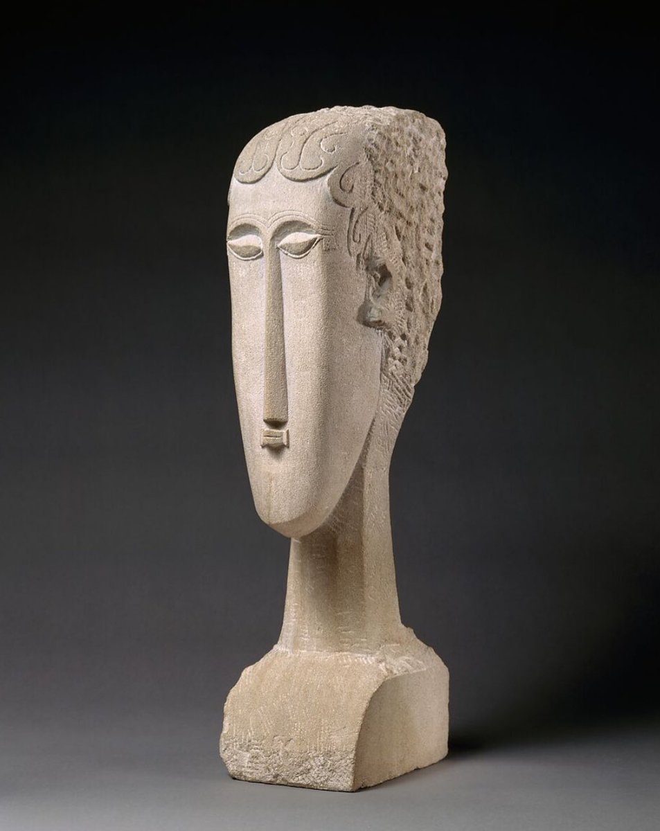 SantiagoArtis's tweet image. Head, 1912 
by Amedeo Modigliani
(Italia, 1884–1920, France). 
#Sculpture #TheMet