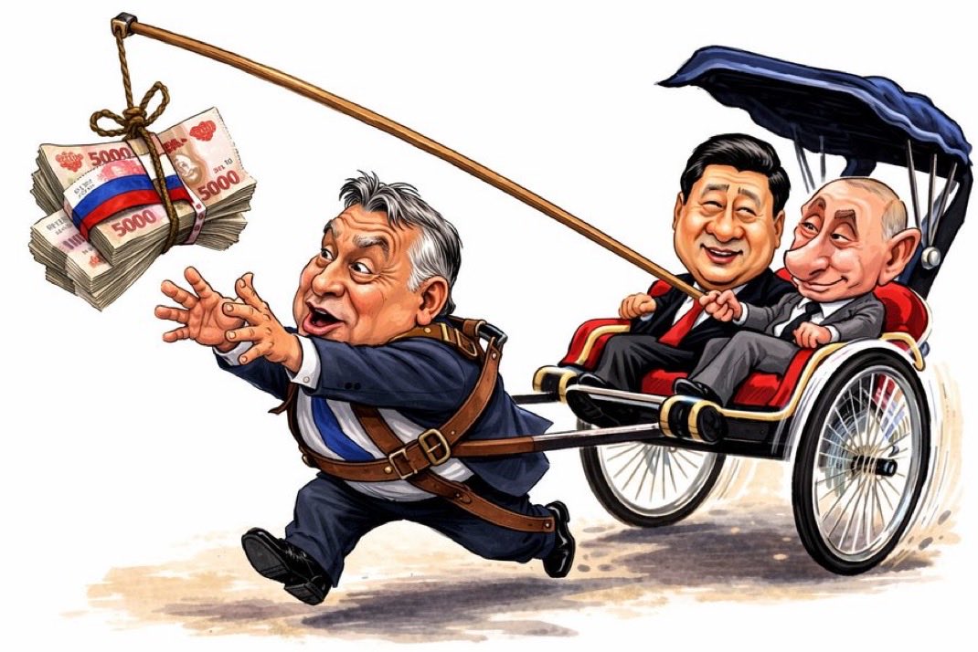 Think Pooty and Xi have been working Orban too hard
