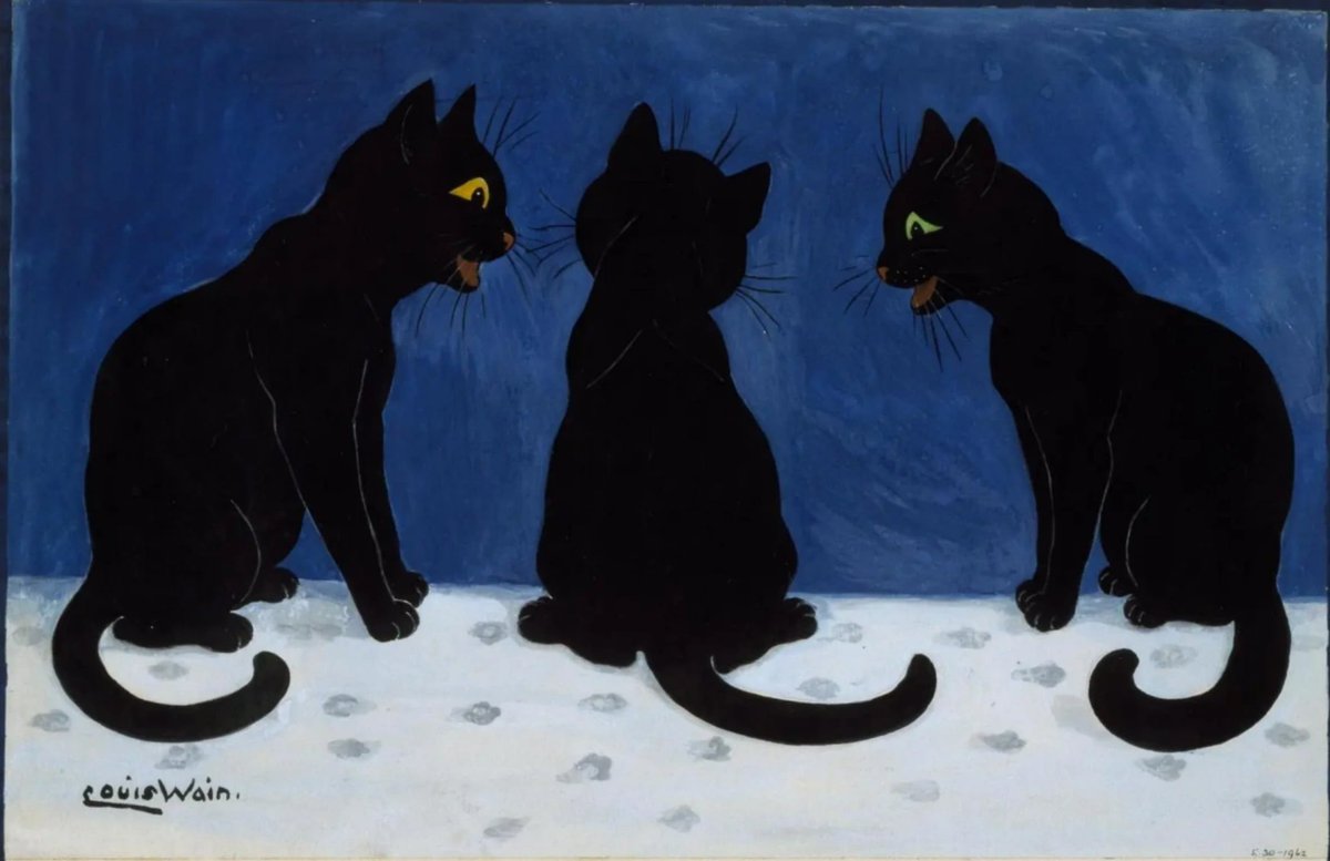 Louis Wain Bot tweet media