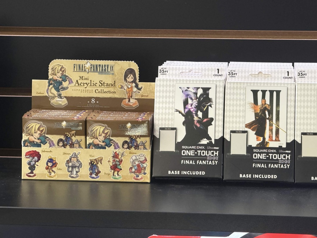 comic_book_dept's tweet photo. ✨🎮 FINAL FANTASY DISPLAY GEAR IS IN! 🎮✨

Just in at Depot — Final Fantasy one touches and blind box acrylics!

Perfect for adding a little extra flair to your setup 👀

#ComicBookDepot #FinalFantasy #TCGAccessories #CardDisplay #BlindBox #ShopLocal https://t.co/b4DnP4rQEW