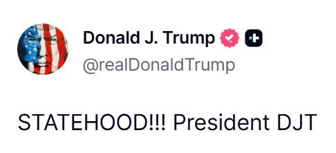 Commentary Donald J. Trump Posts From Truth Social tweet media