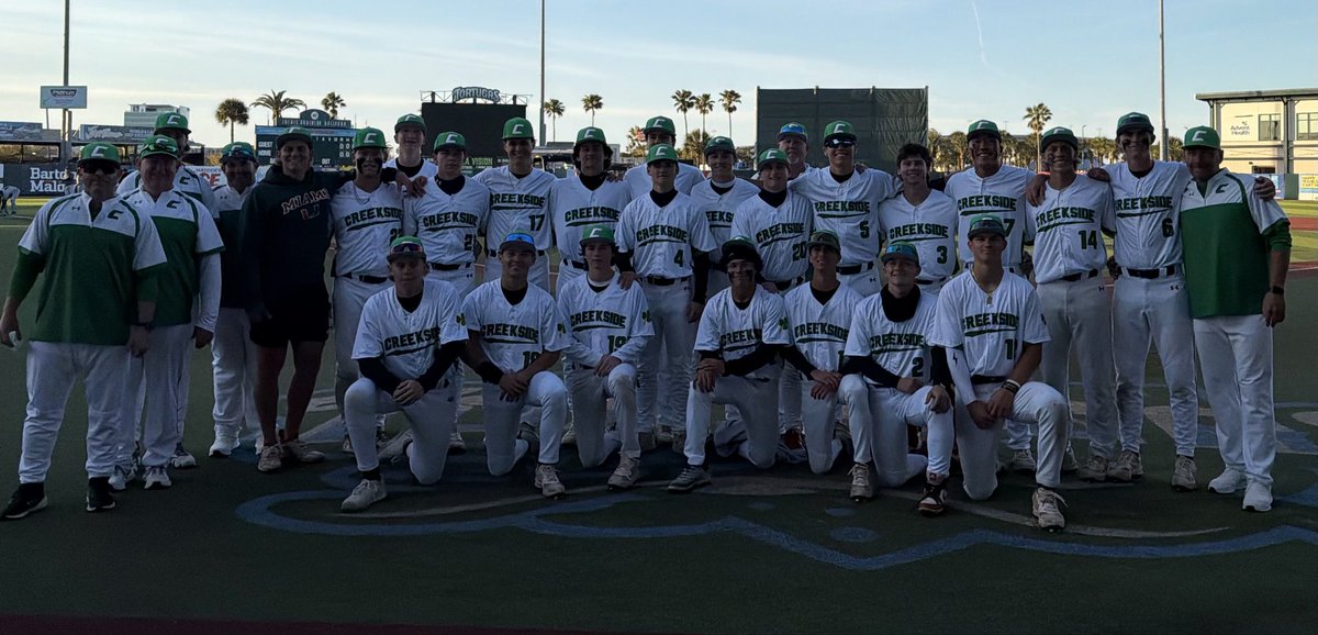 Creekside High School Baseball tweet media