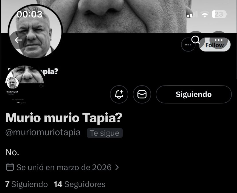 Murio Tapia? tweet media