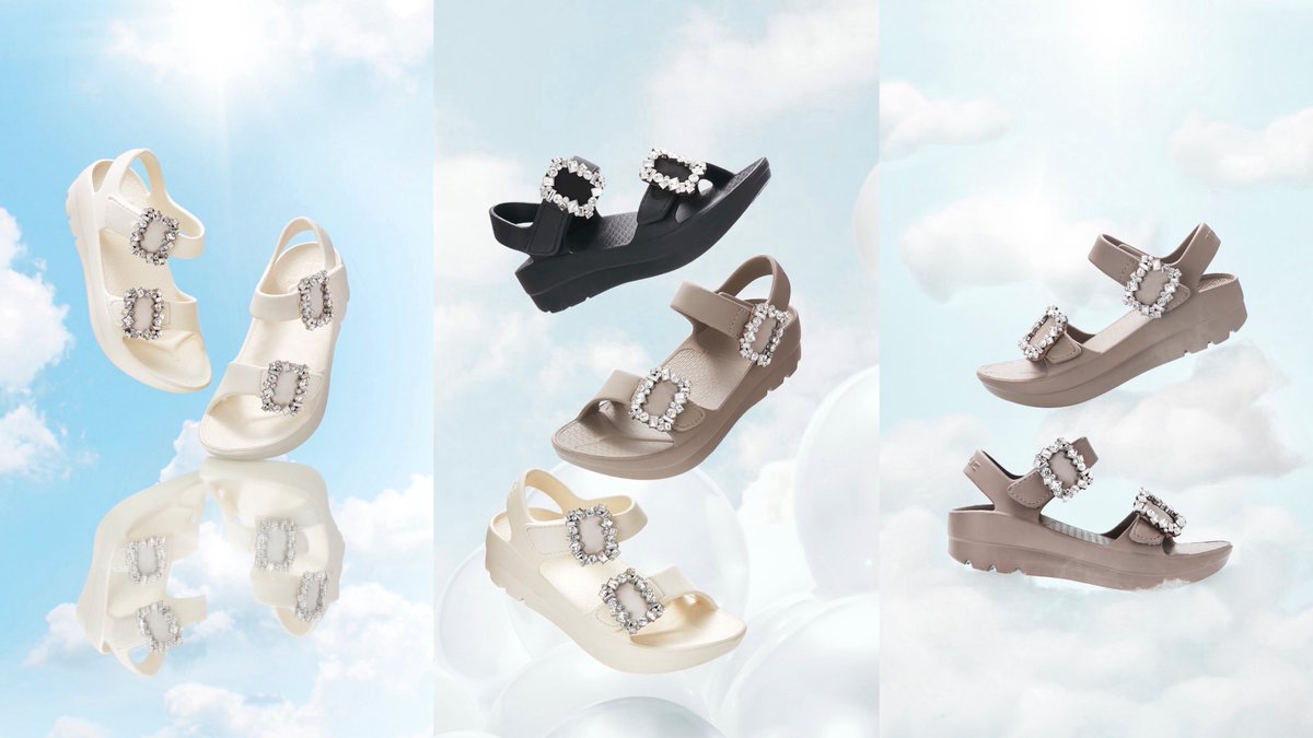 USAGIONLINE's tweet photo. TELIC | CELFORD

リカバリーフットウェアブランド『TELIC』とCELFORDのコラボレーションアイテムが登場… .ᐟ.ᐟ

大きなビジューがきらめく、この夏のマストアイテム間違いなし😌🫧

🗓3/20 FRI 12:00~ 販売開始…✍🏻.⋆
▶︎▶︎ https://t.co/0xmc2ZiHBk https://t.co/kPvOenUXQg