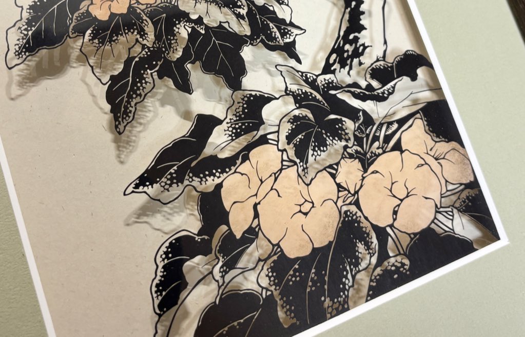 植物 #動植切絵 #切り絵