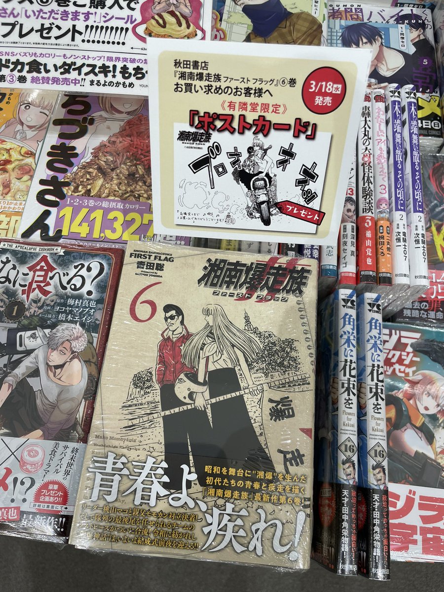 コミック】本日3/18(水)発売！！#吉田聡 『湘南爆走族 ファースト