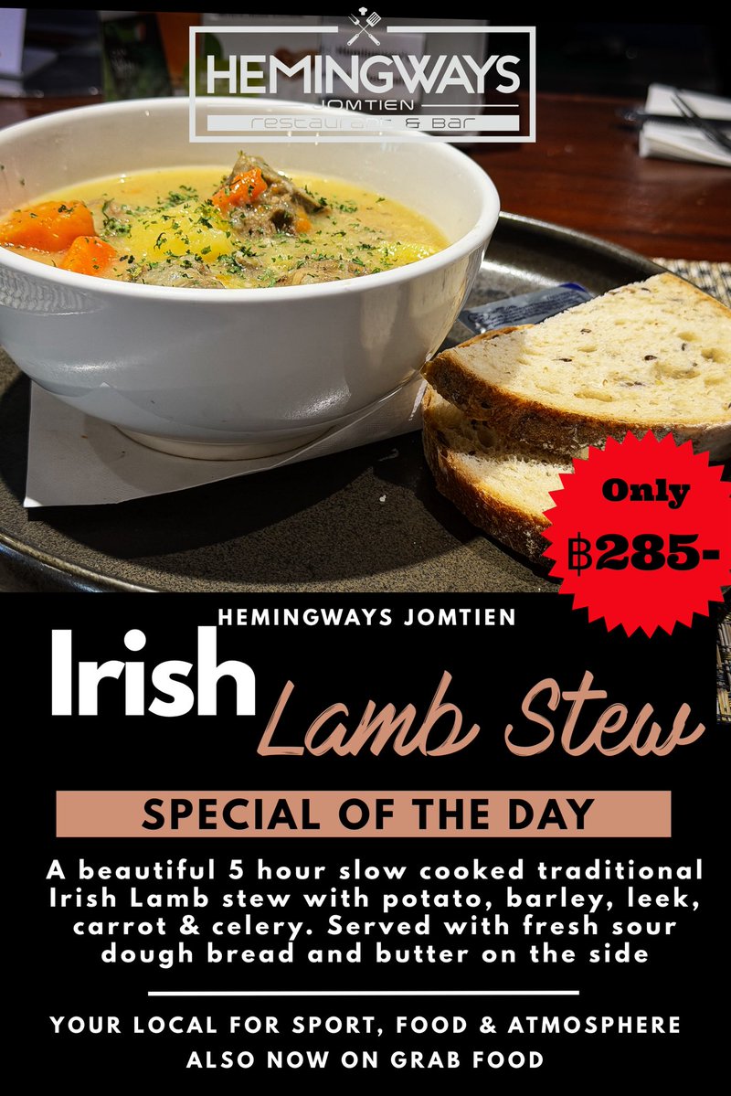 Hemingways • Jomtien tweet media