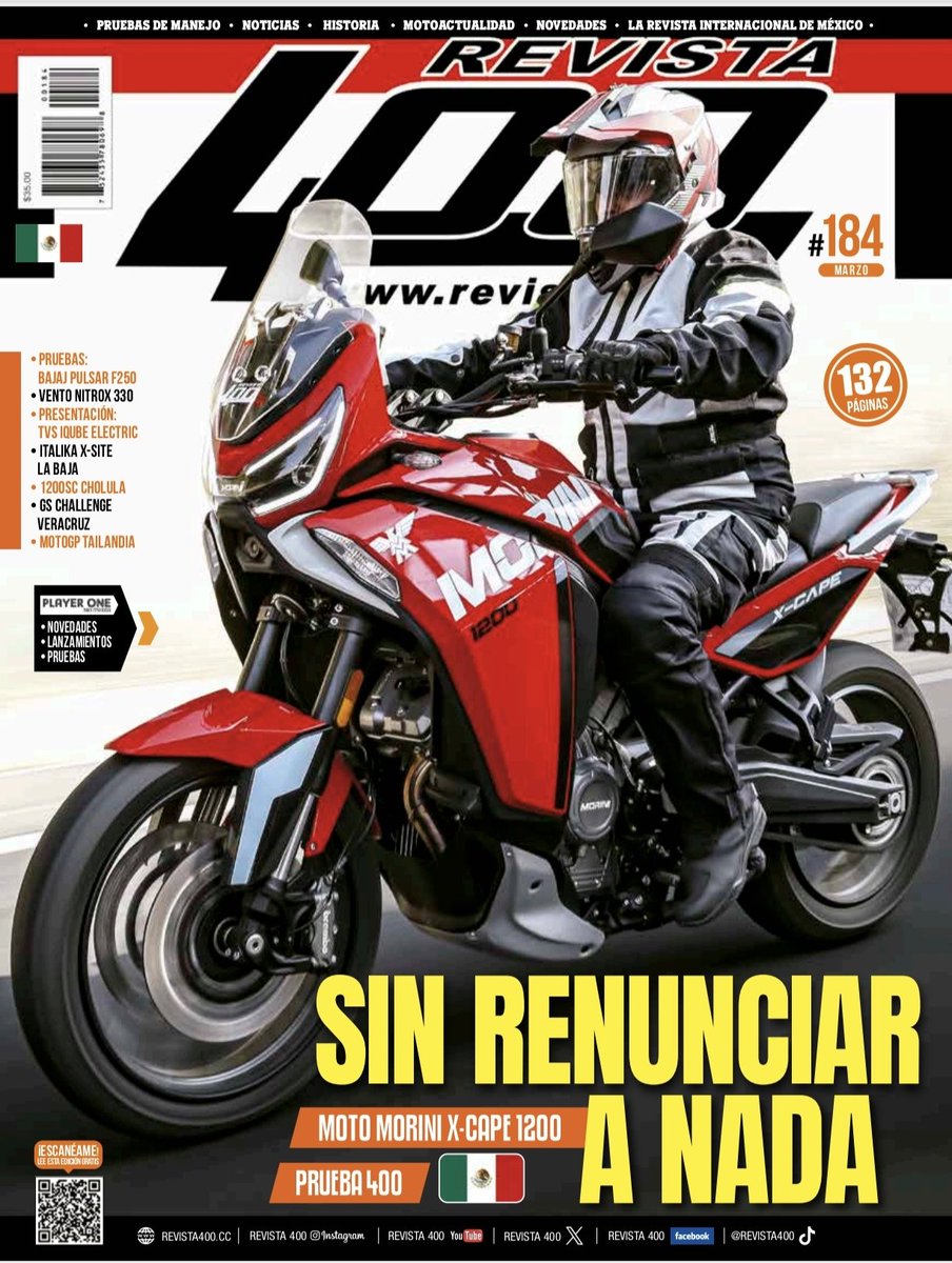 CamiloGuilbert's tweet photo. Este mes en la #Revista400 #seat25años en México, #AudiQ3 #porschewrs #toyotarav42026 #nissanversa #nissansentra2026 https://t.co/j4k3mNERpi