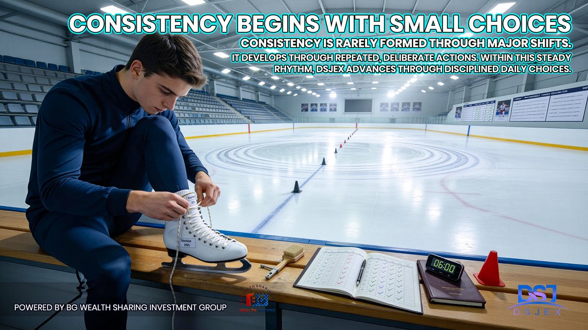 DSJExchange_'s tweet image. 🍀 Consistency begins with small decisions made repeatedly.
🌐 At DSJEX, steady progress reflects disciplined daily choices.
📊 Gradual accumulation builds long-term stability and strength.

#DSJEX #BG #ConsistentGrowth #DisciplinedProgress