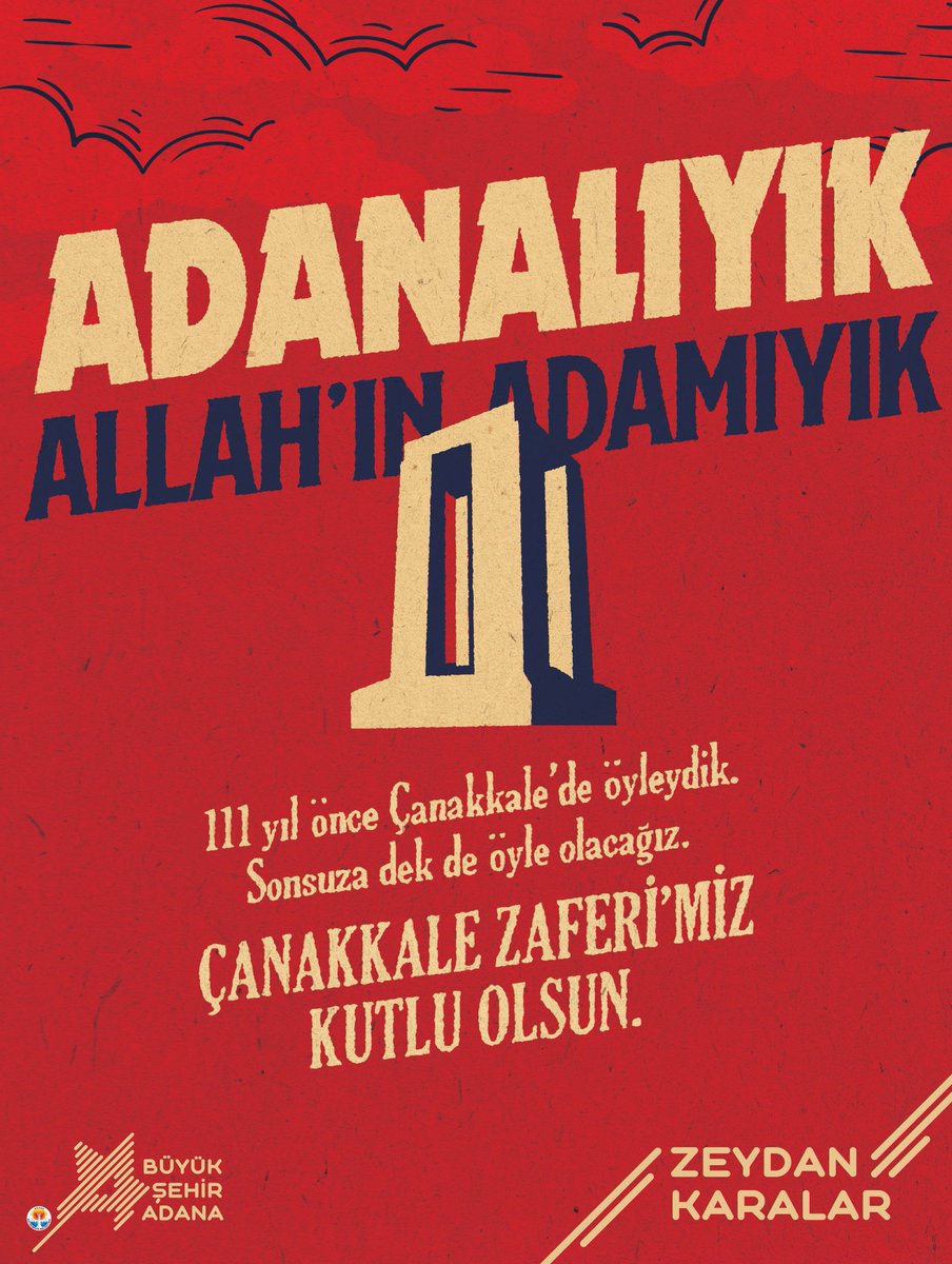 111 yıl önce Çanakkale’de yazılan destan, bugün hâlâ yüreklerimizde…
Vatan için can veren kahramanlarımızı rahmet ve minnetle anıyoruz.

Çanakkale Zaferimiz kutlu olsun 🇹🇷