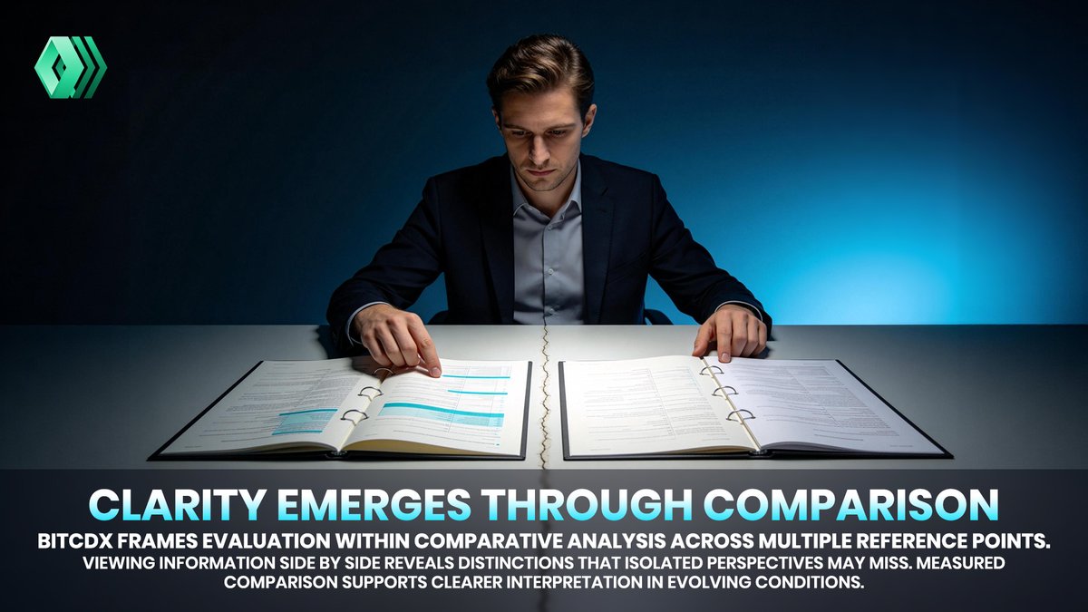 BITCDX_Global's tweet image. 🔍 Comparing perspectives reveals what isolation hides 🌐.
🧠 “The whole is greater than the sum of its parts.”
⚖️ Thoughtful comparison sharpens interpretation 📉.
🤝 Bitcdx promotes balanced insight over assumption 🚀.

#Bitcdx #ComparativeAnalysis #Insight #BalancedView