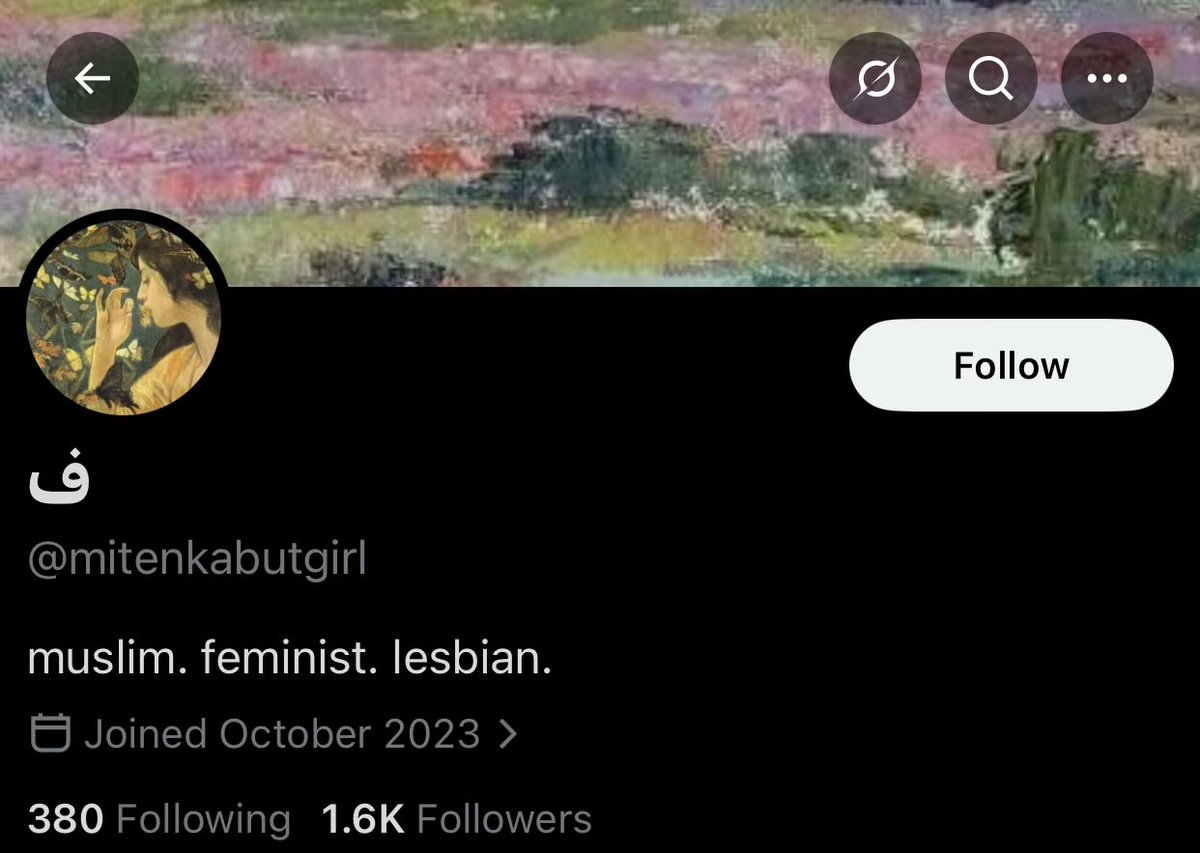 « muslim, feminist, lesbian » 😭😭😭😭