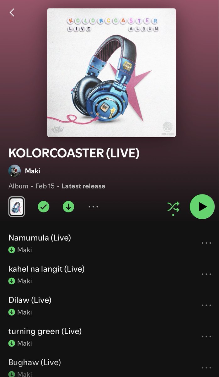 aaangela93's tweet photo. No skip album. 

#Kolorcoaster by Maki https://t.co/jO2sQHzQoh
