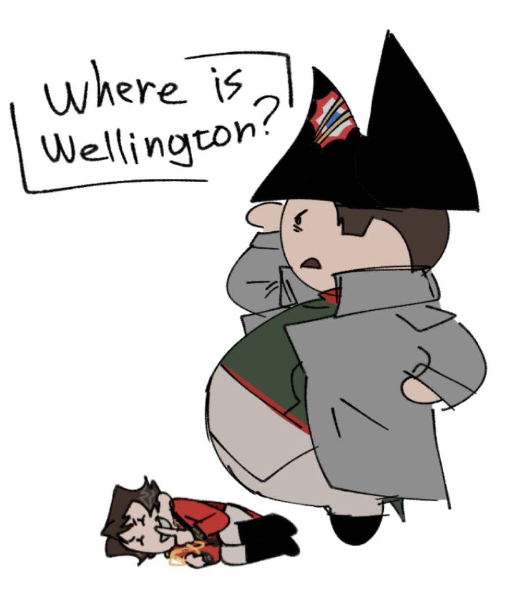 vallotos_'s tweet image. #napotwt #napoleonbonaparte #wellington