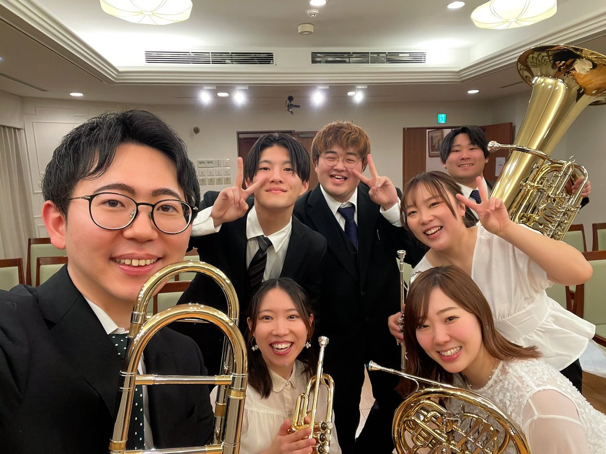 3/15（日）Sparkle Brass 4th Concert

沢山のあたたかいお客様と笑顔に囲まれ、無事終演いたしました🎶
⁡
ご来場下さったお客様、そして演奏会開催にあたりご協力いただきました皆様、本当にありがとうございました✨️

是非、今後ともSparkle Brassを応援して頂けましたら幸いです🍀.*
