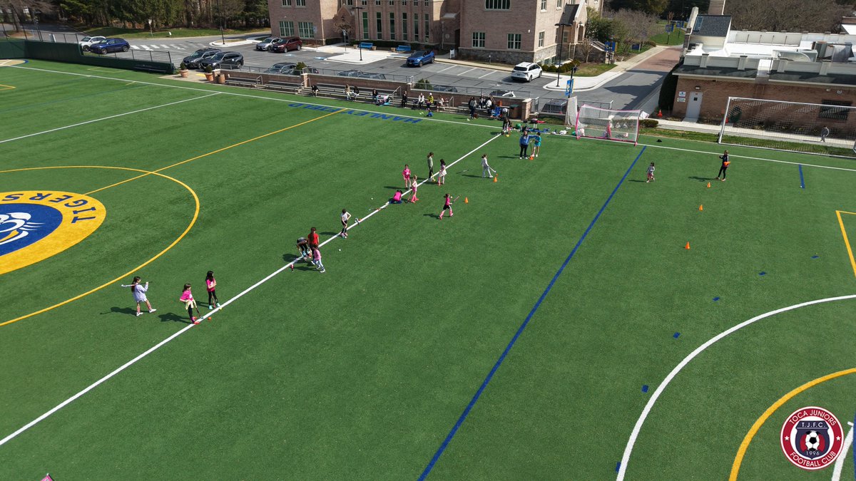 tocajuniorsfc's tweet photo. Great energy on the field! 🏑
Captured through the lens 📸 and from above 🚁
Building skills, confidence, and love for the game every session 💪
🔵🔴 #WeAreTOCA #TOCA #TocaJuniors #PLAYsimple #FieldHockeyLife #BethesdaMD #PotomacMD #TOCAFieldHockey #HockeySkills #YouthSports https://t.co/o3v9tbhxXD