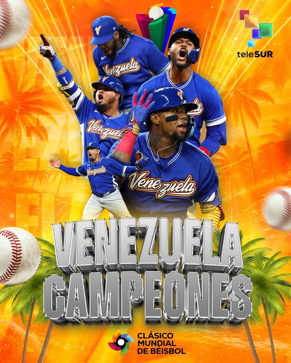 #Venezuela  Campeón del Clásico Mundial de Béisbol. Muchas felicidades!!! #Cuba #PinardelRío