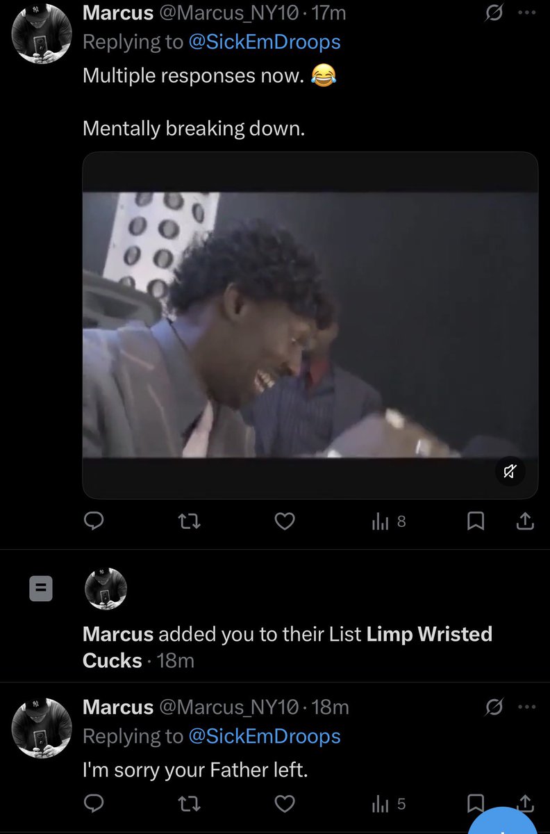 SickEmDroops's tweet photo. But then be replying this 💩  this guy is a joke got a dislike average people from Detroit https://t.co/1XE8fvcAPi
