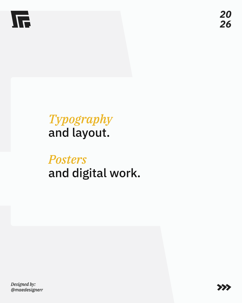 MAEDesignerr's tweet photo. The stuff that teaches you how design actually functions not just how it looks.I'm drawn to projects that need structure. Brand systems. Posters.Clean, intentional layouts. Work where every detail counts.I also write mostly brand copy and content. #design #designer #graphicdesign https://t.co/1vDwzIeaCq