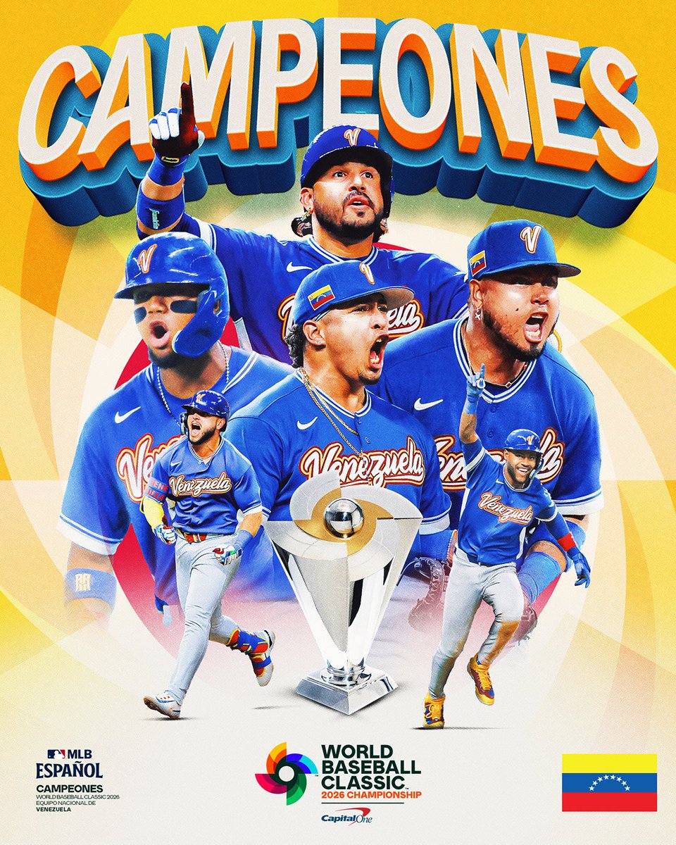 DonnyMars's tweet photo. Esta es la verdadera serie Mundial.
Venezuela campeón!
#WorldBaseballClassic https://t.co/eJF4EfyA83