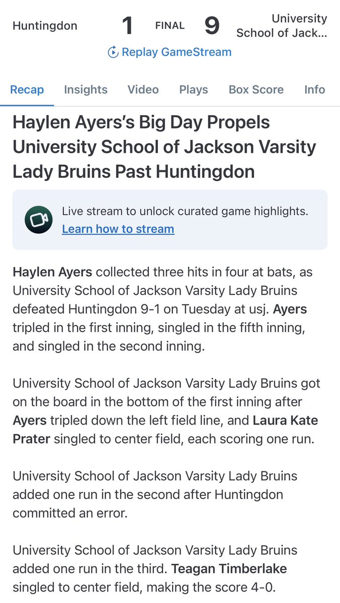 USJ SOFTBALL 🥎 tweet media